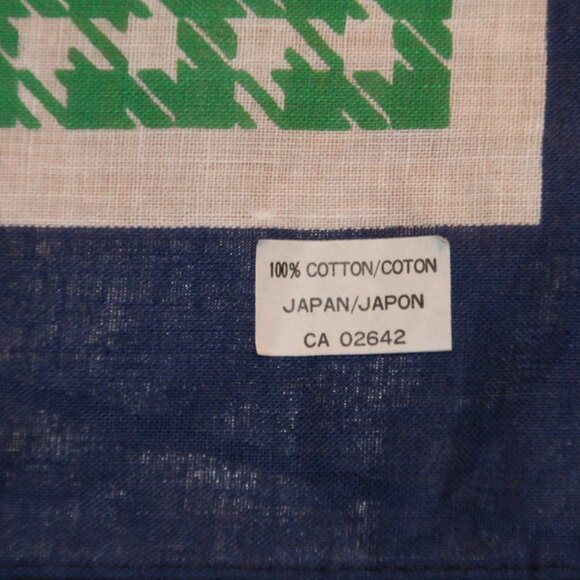 Japanese Cotton Handkerchief - Picture 3 of 3